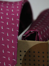 Pink Geometric Necktie & Pocket Square Giftset - TOSSIDO