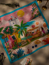 Pink Goa Beach City Scarf - TOSSIDO