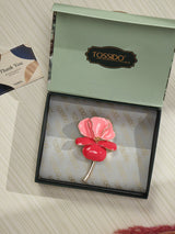 Pink Hibiscus Brooch - TOSSIDO