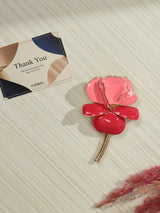Pink Hibiscus Brooch - TOSSIDO