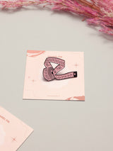 Pink Measuring Tape Enamel Pin