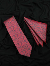 Pink Necktie & Pocket Square Giftset - TOSSIDO