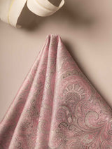 Pink Paisley Jacquard Pocket Square - TOSSIDO
