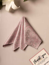 Pink Paisley Jacquard Pocket Square - TOSSIDO