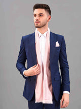 Pink Paisley Reversible Stole & Pocket Square Set - TOSSIDO