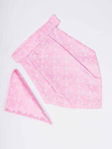 Pink Paisley Woven Cravat & Pocket Square Set - TOSSIDO