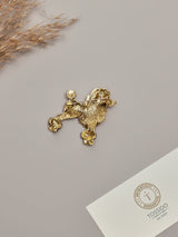 Pink Poodle Brooch - TOSSIDO