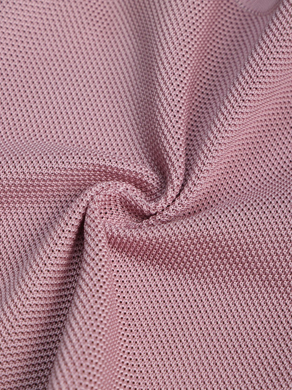 Pink Solid Knitted Pocket Square - TOSSIDO