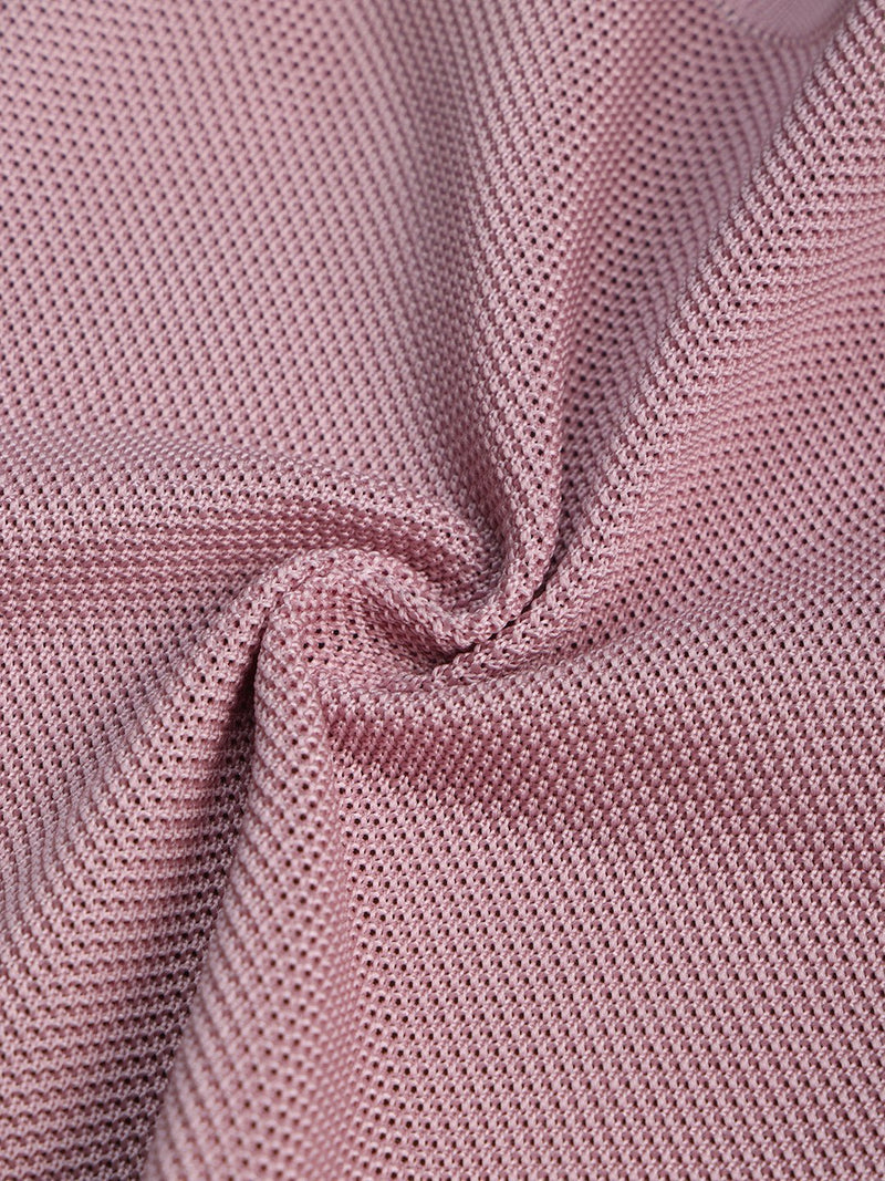 Pink Solid Knitted Pocket Square - TOSSIDO