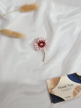 Pink Sunflower Brooch - TOSSIDO