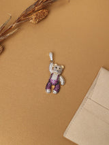 Pink Teddy Bear Pendant