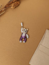 Pink Teddy Bear Pendant
