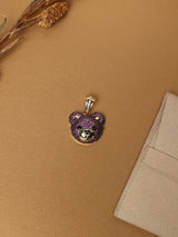 Pink Teddy Face Pendant