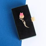 Pink Tulip Brooch - TOSSIDO