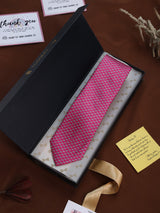 Pink Umbrella Printed Necktie - TOSSIDO