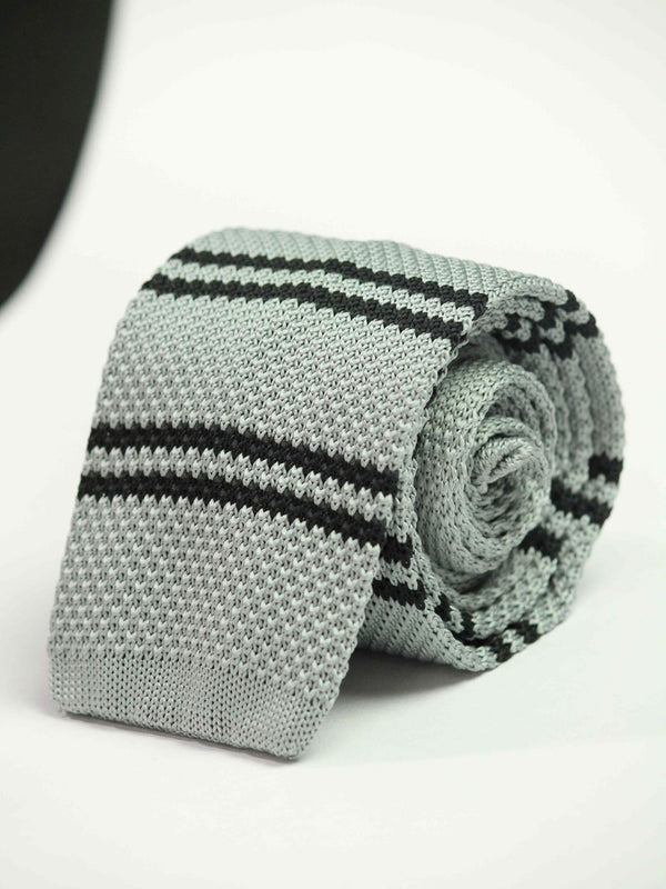 Piquance Knitted Skinny Necktie - TOSSIDO