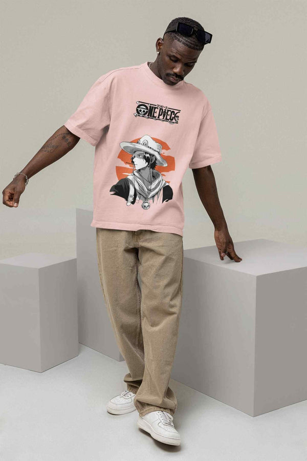 Portgas D Ace Oversized Tee - TOSSIDO