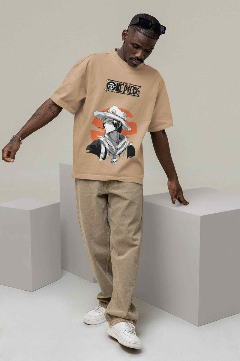 Portgas D Ace Oversized Tee - TOSSIDO