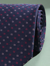 Purple Check Woven Necktie - TOSSIDO
