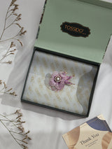 Purple Floral Brooch - TOSSIDO