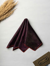 Purple Floral Jacquard Pocket Square - TOSSIDO