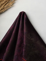 Purple Floral Jacquard Pocket Square - TOSSIDO