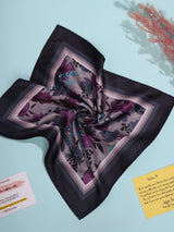 Purple Floral Pocket Square - TOSSIDO