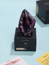 Purple Floral Pocket Square - TOSSIDO
