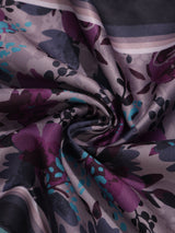 Purple Floral Pocket Square - TOSSIDO