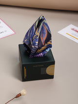 Purple Floral Pocket Square - TOSSIDO