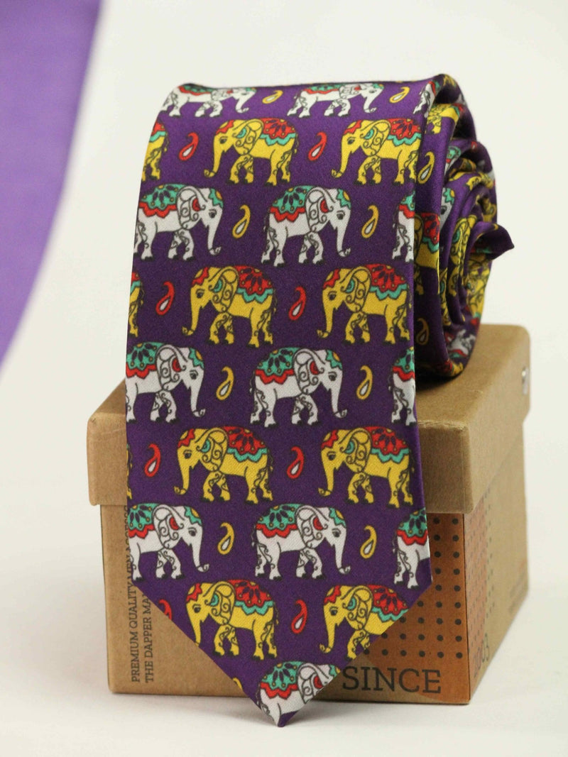 Purple Jumbo Necktie - TOSSIDO