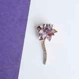 Purple Lotus Brooch - TOSSIDO