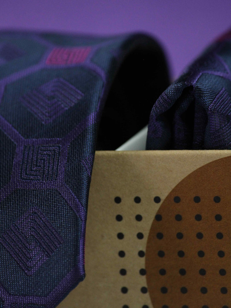 Purple Necktie & Pocket Square Giftset - TOSSIDO