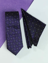 Purple Necktie & Pocket Square Giftset - TOSSIDO