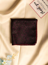 Purple Paisley Jacquard Pocket Square - TOSSIDO