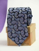 Purple Paisley Woven Necktie - TOSSIDO