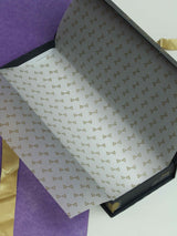 Purple Stripe Woven Silk Necktie - TOSSIDO