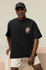 Radiant Reverie: A Crane's Flight through Sunlit Skies Oversized Tee - TOSSIDO