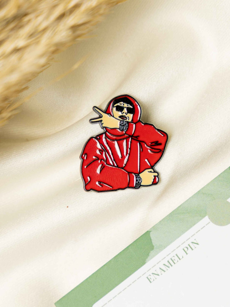 Rapper Enamel Pin