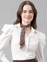 Red Paisley Scarf & Scarf Bag Set - TOSSIDO