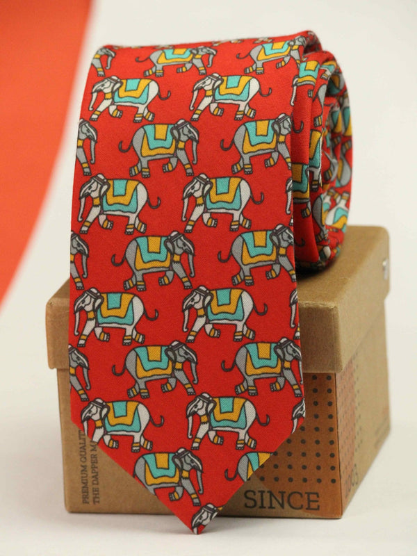 Red Rumbo Necktie - TOSSIDO