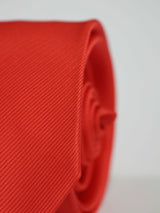 Red Skinny Necktie - TOSSIDO