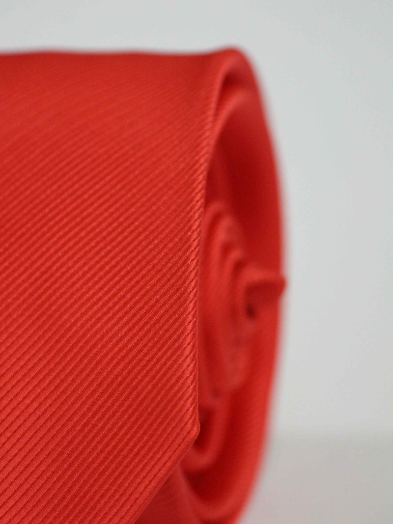 Red Skinny Necktie - TOSSIDO