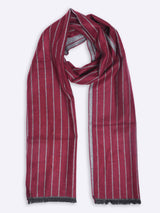 Red Stripe Muffler - TOSSIDO