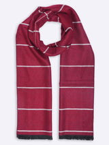 Red Stripe Muffler - TOSSIDO