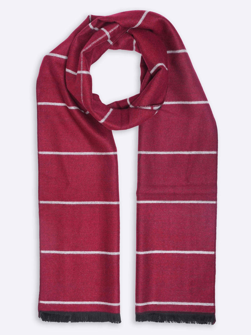 Red Stripe Muffler - TOSSIDO