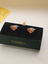 Red Superman Cufflinks - TOSSIDO