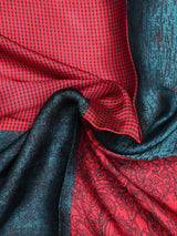 Red & Teal Geometric Neckerchief - TOSSIDO