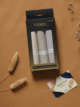 Refined Pastel Edit Cotton Handkerchief Set - TOSSIDO
