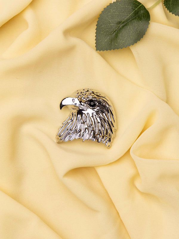 Regal Eagle Head Brooch - TOSSIDO